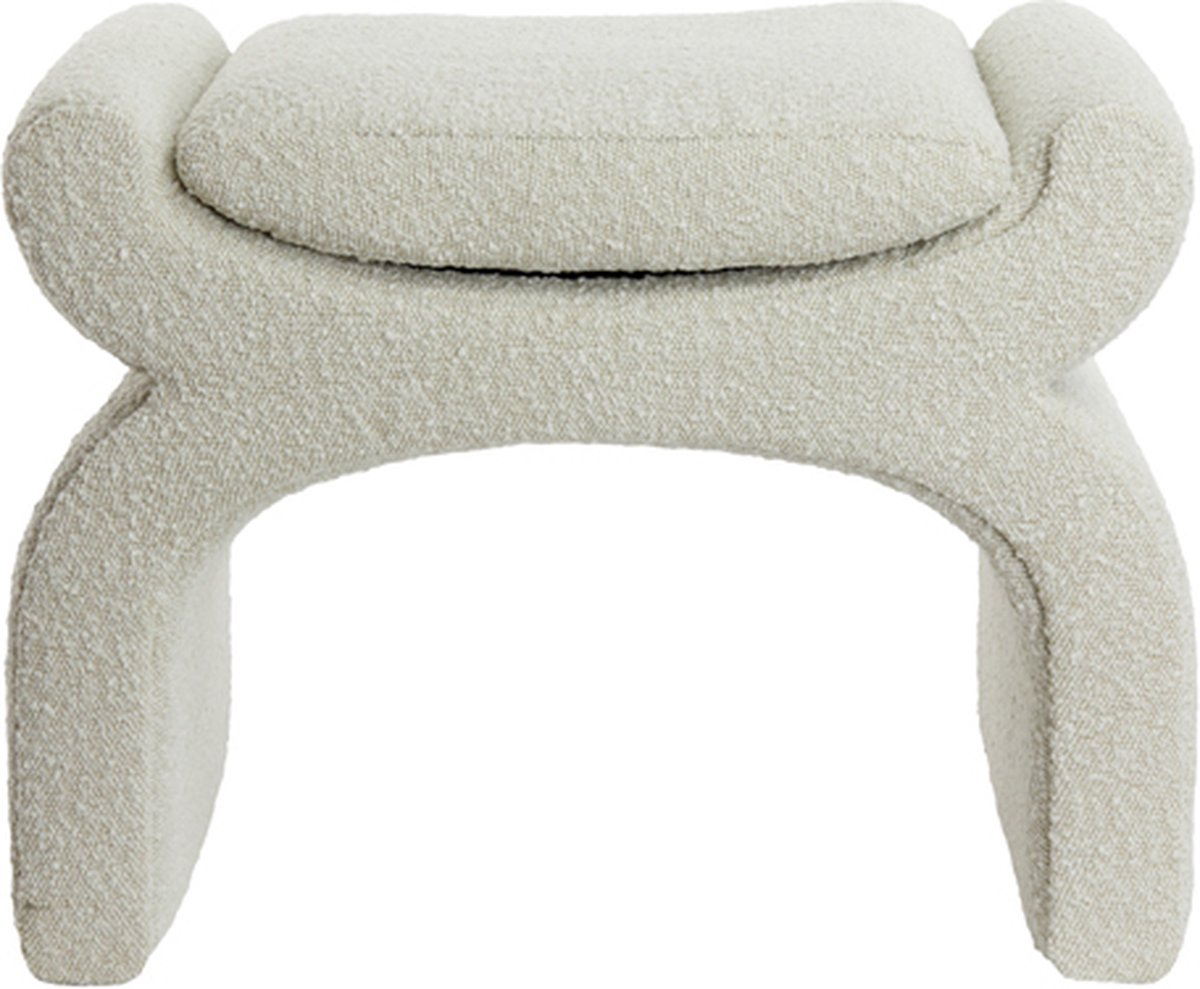 Poef Nafya - Bouclé - Beige