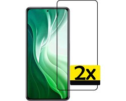 Screenprotector - Geschikt voor Xiaomi 11T Pro - 2 Stuks - Extra Sterk - Beschermglas - Gehard Glas - Tempered Glass - Screen Protector
