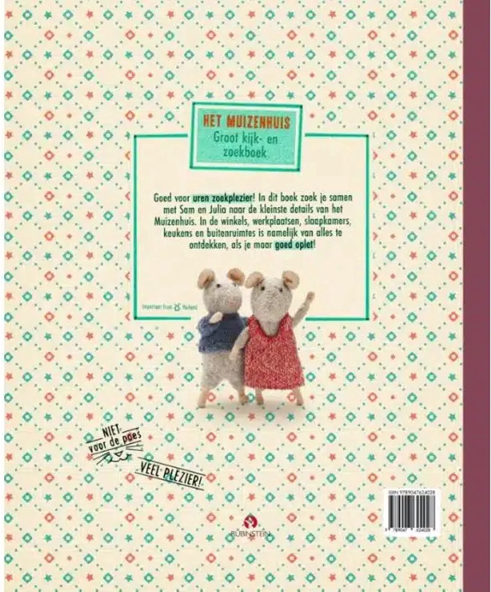 Sam & Julia / Het Muizenhuis - Groot Kijk-en zoekboek - back cover