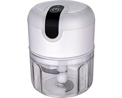Draadloos Food Processor - Hakmolen elektrisch - Vaatwasbestendig - USB oplaadbaar - Mini Portable Chopper - Blender - Keukenmachine - Krachtig - 250ML - Draadloos - Babyvoeding blender