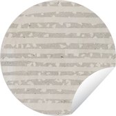 Tuincirkel Terrazzo - Terras - Pastel - 60x60 cm - Ronde Tuinposter - Buiten