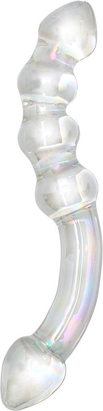 Rimba - Sensual Glass - Glazen Dildo Xena - Transparant