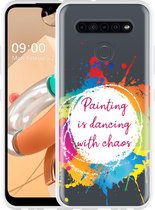 LG K41S Hoesje Painting - Designed by Cazy