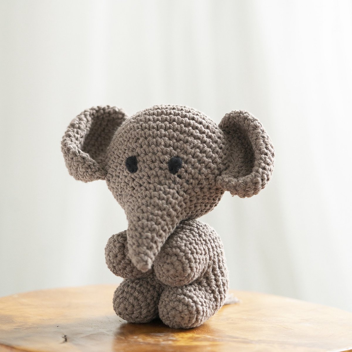 Hoooked Haakpakket Olifant Mo Eco Barbante Taupe