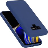 Cadorabo Hoesje geschikt voor Samsung Galaxy NOTE 9 in LIQUID BLAUW - Beschermhoes gemaakt van flexibel TPU silicone Case Cover