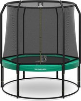 Magic Circle Pro - Trampoline met veiligheidsnet - ø 251 cm - Groen - Ronde trampoline met net - Buitenspeelgoed