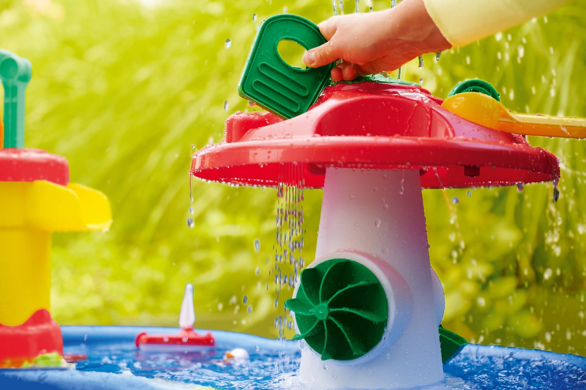 Big - AquaPlay - Waterbaan - 100 x 58 x 90 cm - Tuinslang aansluiting - Zand- of watertafel — afbeelding 16