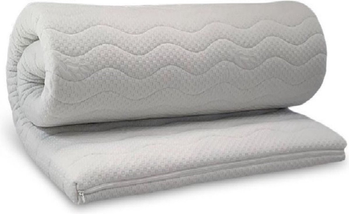 Topdekmatras - Topper - Comfortschuim SG40 - Bamboo - Op Maat - 70x190 - 8 cm