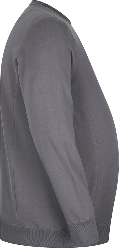 Alca vest met ritssluiting en opstaande kraag voor heren met oversized buikomtrek XXL-8XL sweatjack - pullover - cardigan, zwart, XXXXL