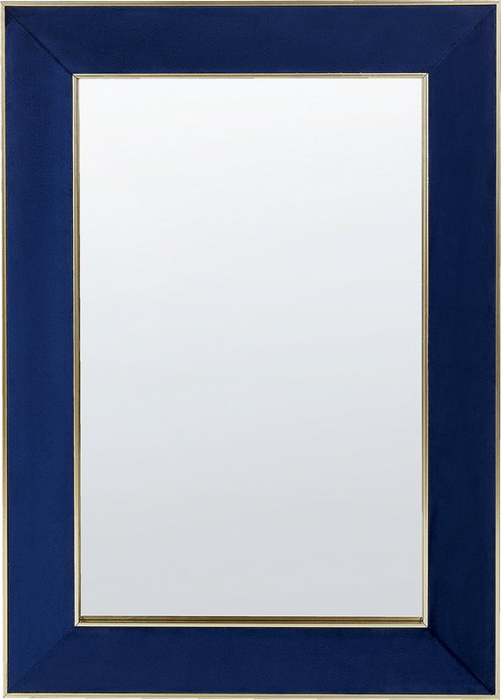 LAUTREC - Wandspiegel - Blauw - Fluweel