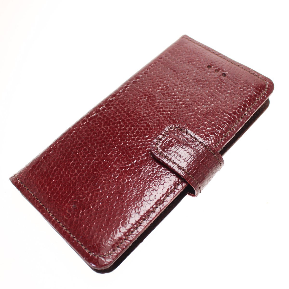 Made-NL Handgemaakte ( Samsung Galaxy S23 ) book case Rood slangenprint reliëf kalfsleer