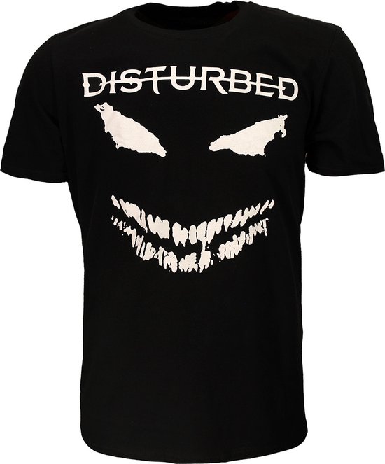 Disturbed Scare Face Candle T-Shirt - Officiële Merchandise - L