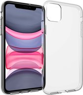 Accezz Hoesje Geschikt voor iPhone 11 Hoesje Siliconen - Accezz Clear Backcover - Transparant