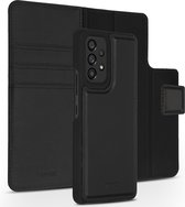 Accezz Hoesje Geschikt voor Samsung Galaxy A53 Hoesje Met Pasjeshouder - Accezz Premium Leather 2 in 1 Wallet Bookcase - Zwart