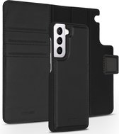 Accezz Hoesje Met Pasjeshouder Geschikt voor Samsung Galaxy S21 - Accezz Premium Leather 2 in 1 Wallet Bookcase - Zwart