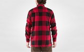 Fjallraven Canada Shirt Heren Outdoorblouse - Rood - Maat L