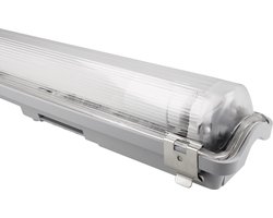 Müller-Licht Aqua-Promo LED-kuiplamp voor vochtige ruimte LED G13 24 W Neutraalwit Grijs