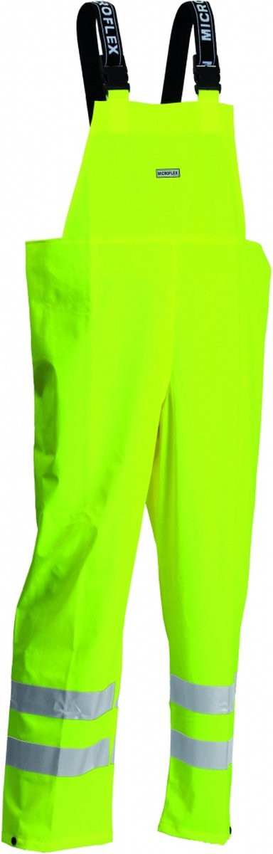 Lyngsøe Rainwear Hi-Vis Amerikaanse overall fluor geel 5XL