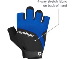 Harbinger Harbinger Training Grip Gloves - Fitness Handschoenen Heren & Dames - Deadlifting - XL - Unisex - Blauw - Gym & Crossfit Training - Krachttraining