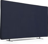 kwmobile tv hoes geschikt voor 49-50" TV - Beschermhoes voor televisie - Tegen vuil en stof - In donkerblauw