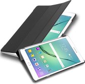 Cadorabo Tablet Hoesje geschikt voor Samsung Galaxy Tab S2 (9.7 inch) in SATIJN ZWART - Ultra dun beschermend geval met automatische Wake Up en Stand functie Book Case Cover Etui