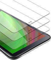 Cadorabo 3x Screenprotector geschikt voor Samsung Galaxy Tab A (10.5 inch) in KRISTALHELDER - Getemperd Pantser Film (Tempered) Display beschermend glas in 9H hardheid met 3D Touch