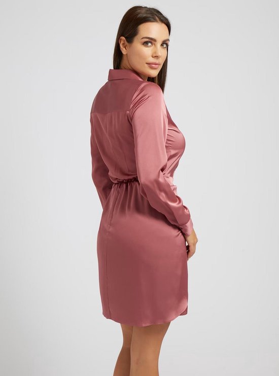 Guess Es Ls Alya Dress Robes Femmes Rok Robe Rose Taille XL bol