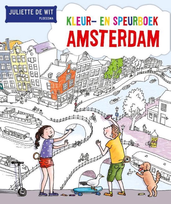 Kleur- en speurboek Amsterdam - cover