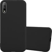 Cadorabo Hoesje geschikt voor Honor 9X in CANDY ZWART - Beschermhoes gemaakt van flexibel TPU silicone Case Cover