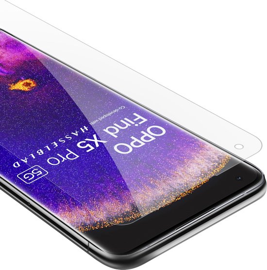 Film Cadorabo Armor pour Oppo FIND X5 PRO - Film de protection en CRYSTAL CLEAR - Verre de protection d'écran trempé (trempé) en dureté 9H avec 3D Touch