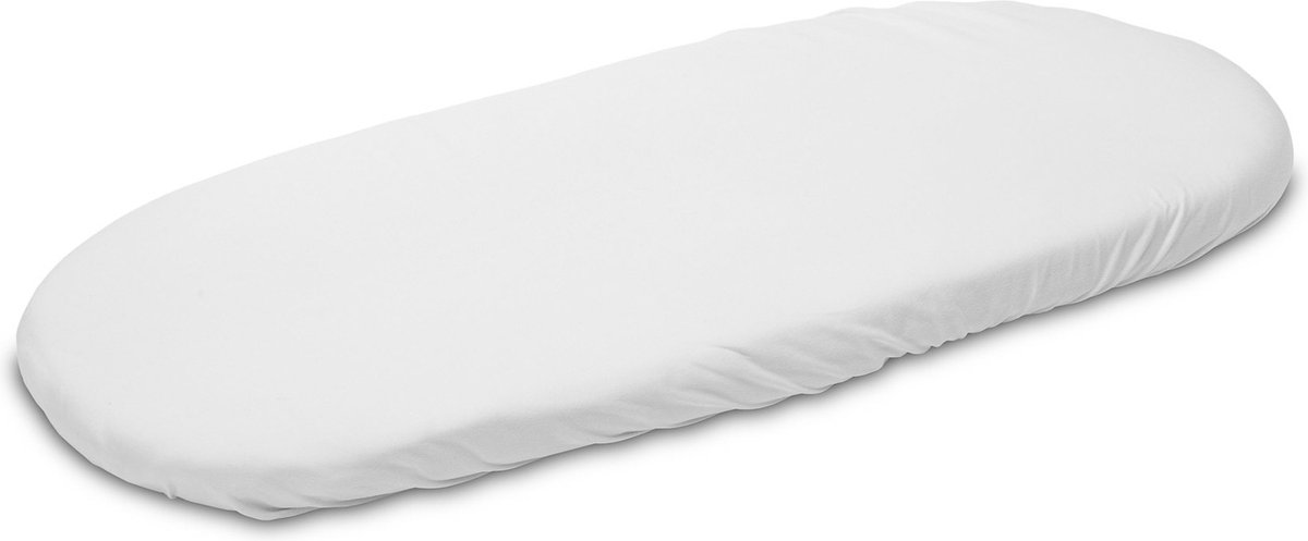 Sensillo Baby Kinderwagen Matras Hoeslaken - 35 x 75 cm - Jersey - Wit - Matrashoes kinderwagen