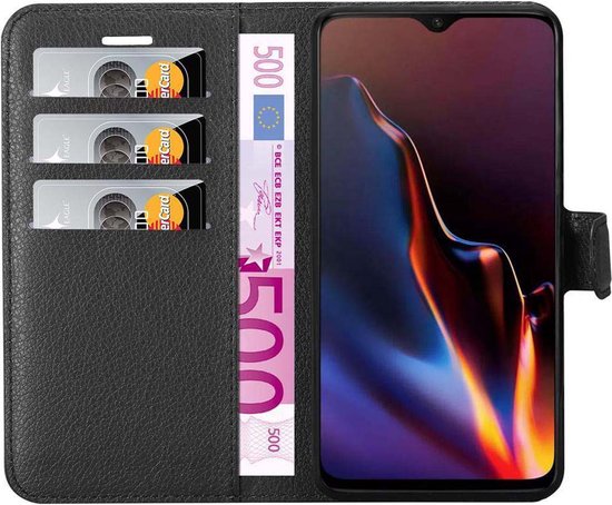 Étui Cadorabo pour OnePlus 7 en PHANTOM BLACK - Étui de protection avec fermeture magnétique