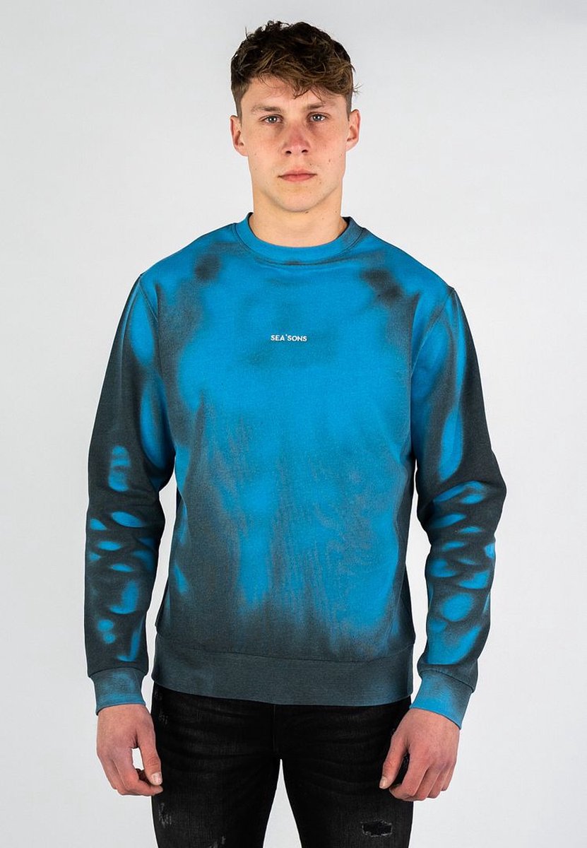 SEA'SONS - Kleurveranderend - Sweater - Donker Blauw - Maat XL (SEASONS - Kleur veranderend)