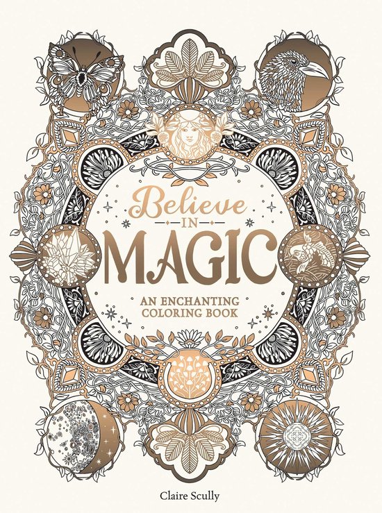 Believe in Magic An Enchanting Coloring Book - cover