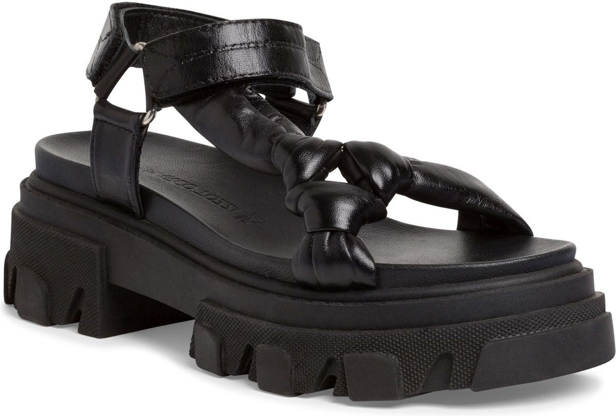 Marco Tozzi Dames Sandaal 2-2-28788-20 001 F-breedte Maat: 40 EU