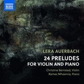 Christine Bernsted & Ramez Mhaanna - Auerbach: 24 Preludes For Piano And Violin (CD)