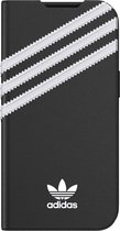 Étui livre Adidas 3-Stripes pour Apple iPhone 13 (6.1") - Zwart/ Wit