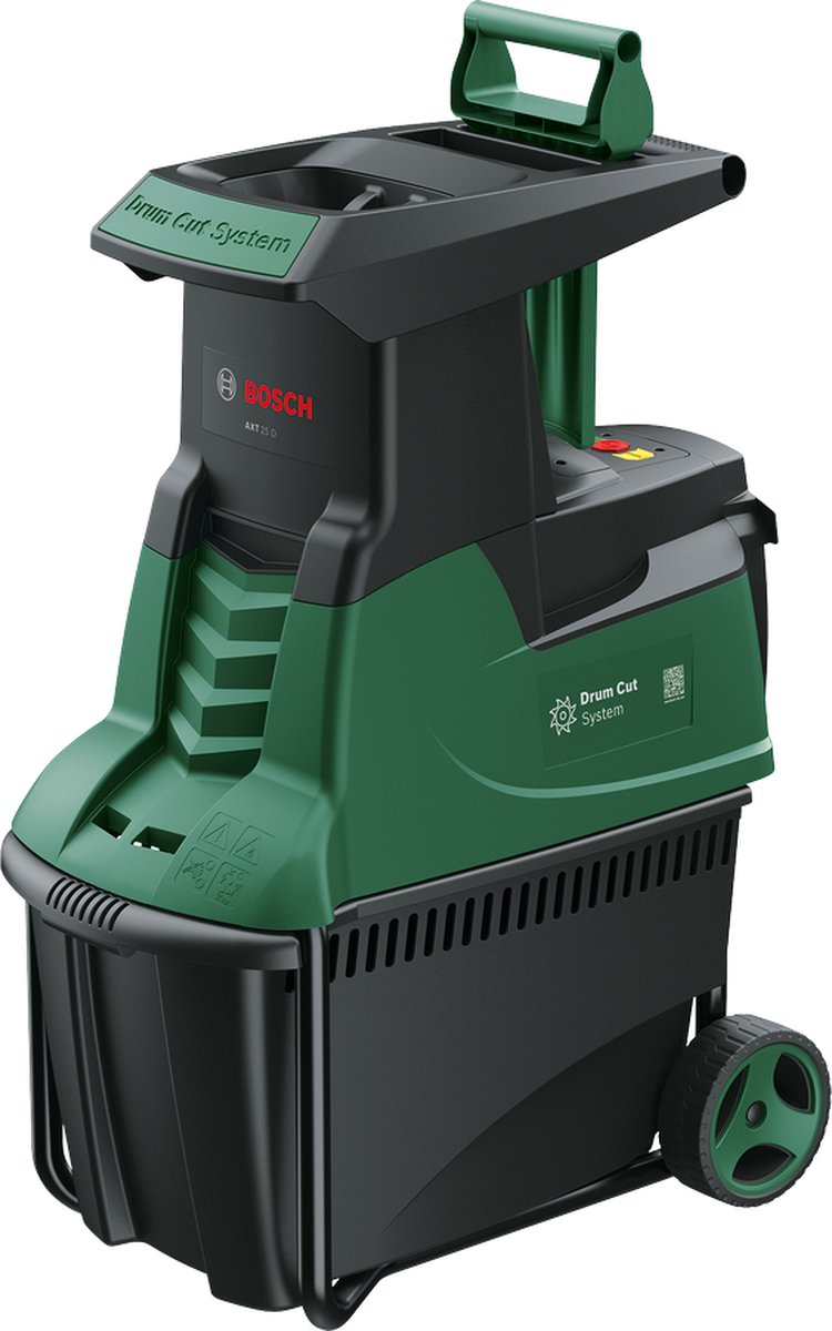 Bol.com Bosch AXT 25 D Hakselaar - 2.500 W - Incl. 53 L opvangbak en aanduwstok aanbieding