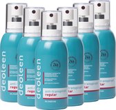 Deoleen Anti-transpirant - Pompspray Regular - Deodorant - 75 ml 6 pack
