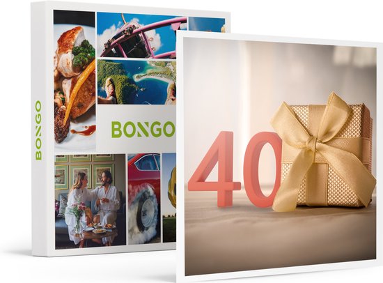 Bongo Bon - GELUKKIGE 40E VERJAARDAG! - Cadeaukaart cadeau voor man of vrouw