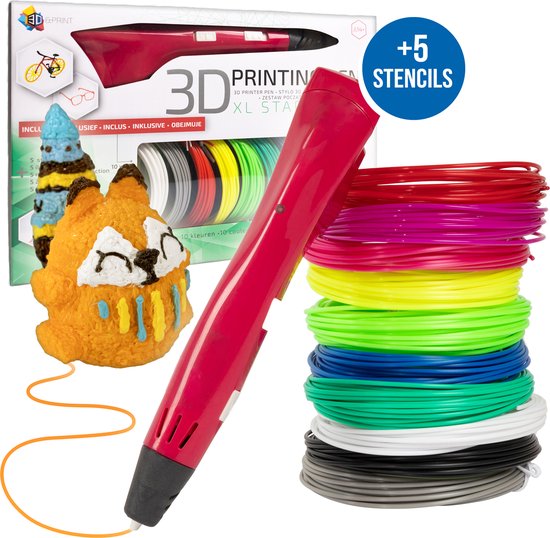 3D&Print® 3D-Pen Starterspakket Rood