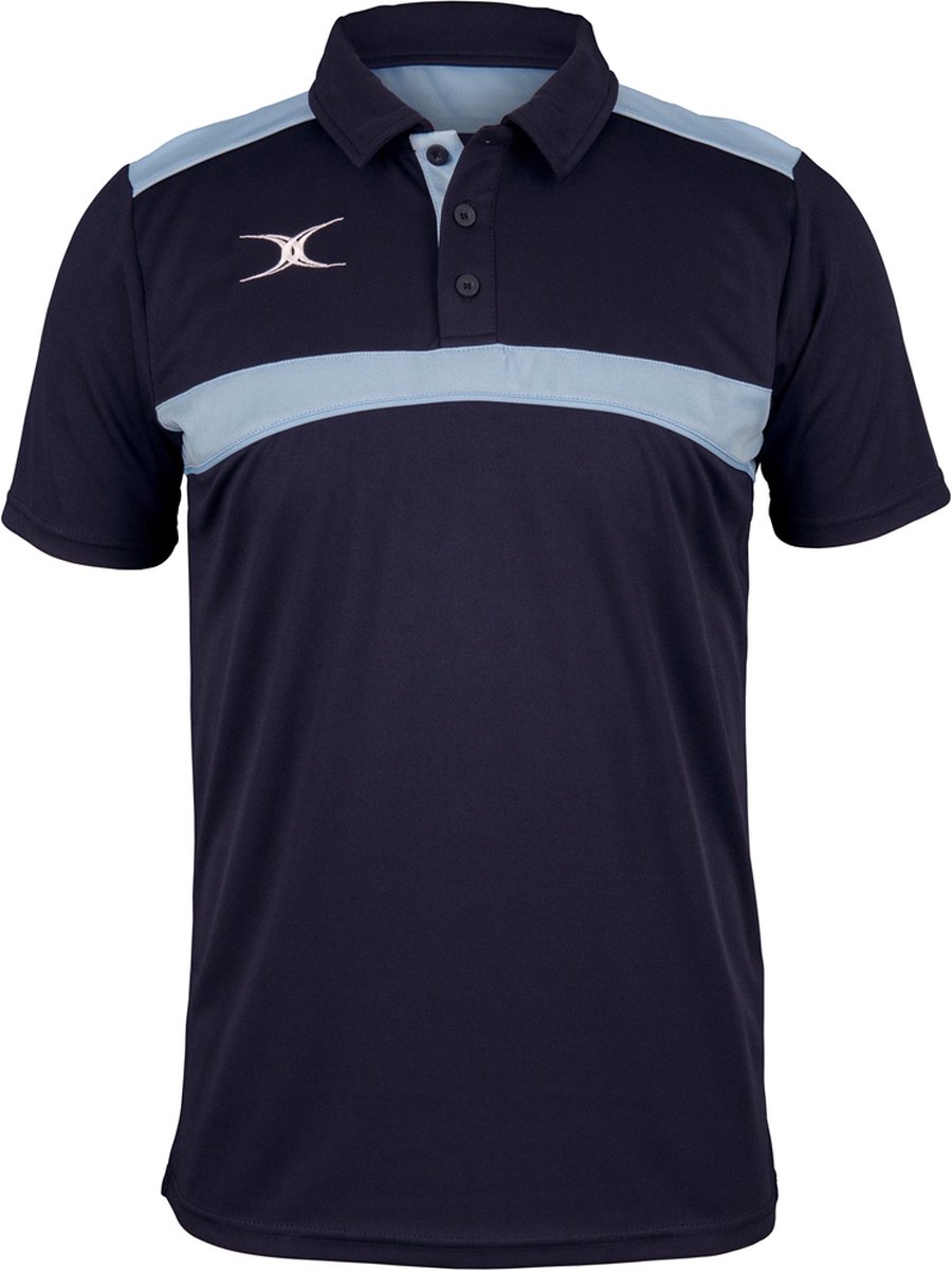 Gilbert Photon Polo Snr Donker Navy / Sky - Large