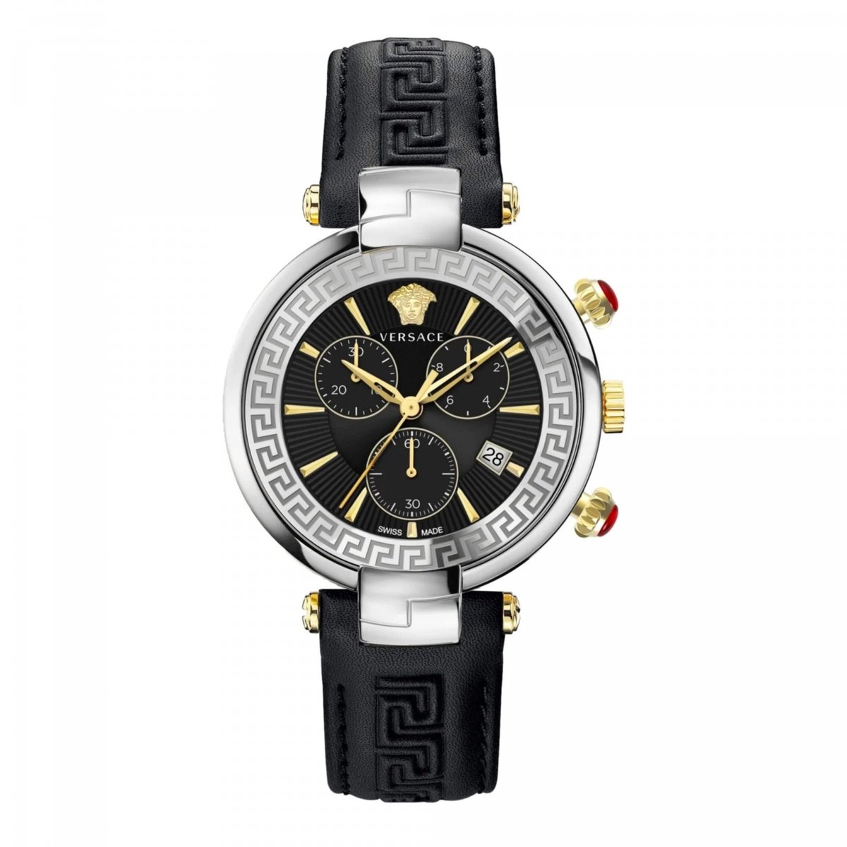 Versace VE2M00121 horloge vrouw - Roestvrij Staal - zilver
