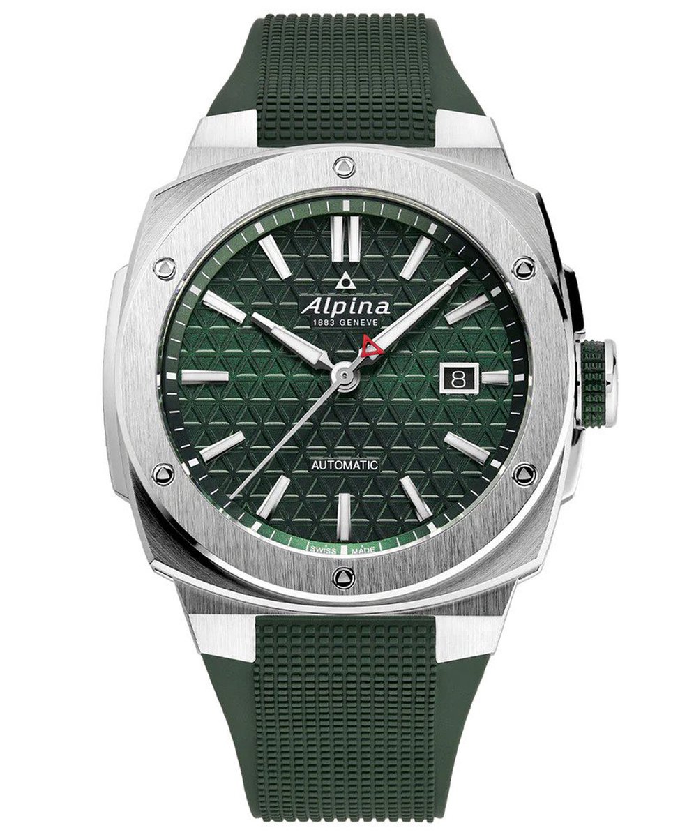 Alpina Alpiner Extreme Automatic AL-525GR4AE6 Horloge - Rubber - Groen - Ø 43 mm