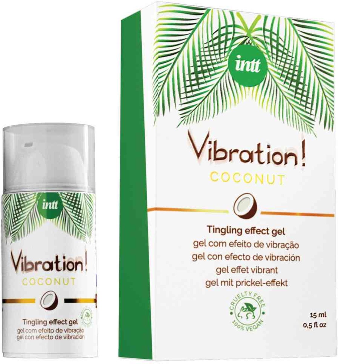 Liquid Vibrator Coconut 100% Vegan Heat Effect 15 ml