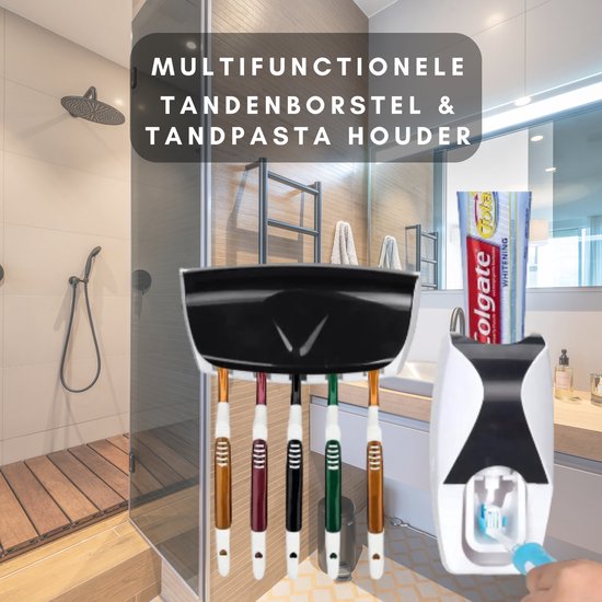 Distributeur de Dentifrice - Porte-brosse à dents - Presse Dentifrice -  Presse-tube -... | bol.com