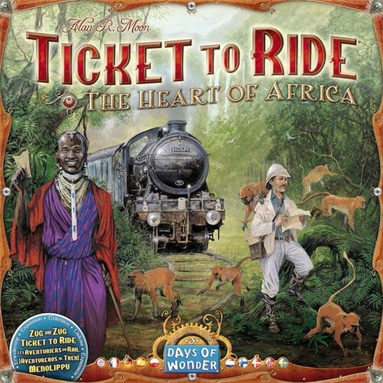 Days of Wonder - Ticket to Ride Afrika - Uitbreiding - Bordspel