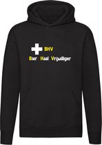 BHV Bier Haal Vrijwilliger Hoodie | Pils | Drank | Feest | Zuipen | Alcohol | Festival | Bedrijfshulpverlening | Trui | Unisex