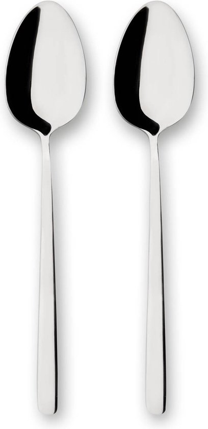 12 cuillères à Moka 10,3x2,2 cm en Acier Inoxydable Hautement Poli 18/0