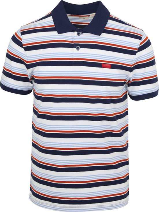 Levi's - Polo Stripe Blauw - Modern-fit - Polo Homme Taille M
